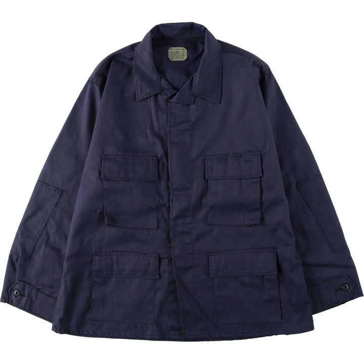 US Military BDU Jacket, X-LARGE REGULAR (equivalent to men's XL) cotton navy blue type Vintage Second Hand