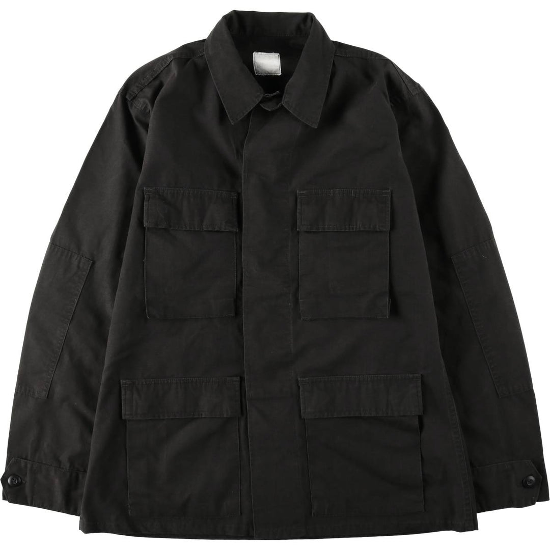 Ripstop BDU Military Jacket, Men's Size L (approx.) unclear black type Vintage Second Hand