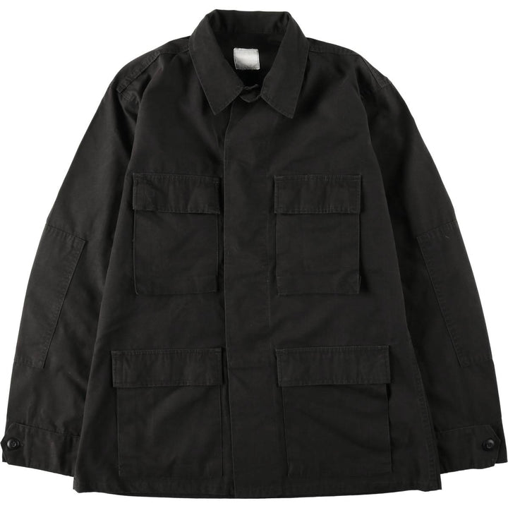 Ripstop BDU Military Jacket, Men's Size L (approx.) unclear black type Vintage Second Hand