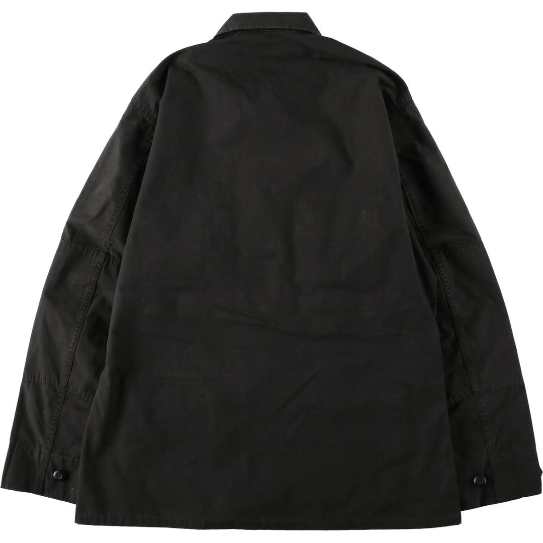 Ripstop BDU Military Jacket, Men's Size L (approx.) unclear black type Vintage Second Hand