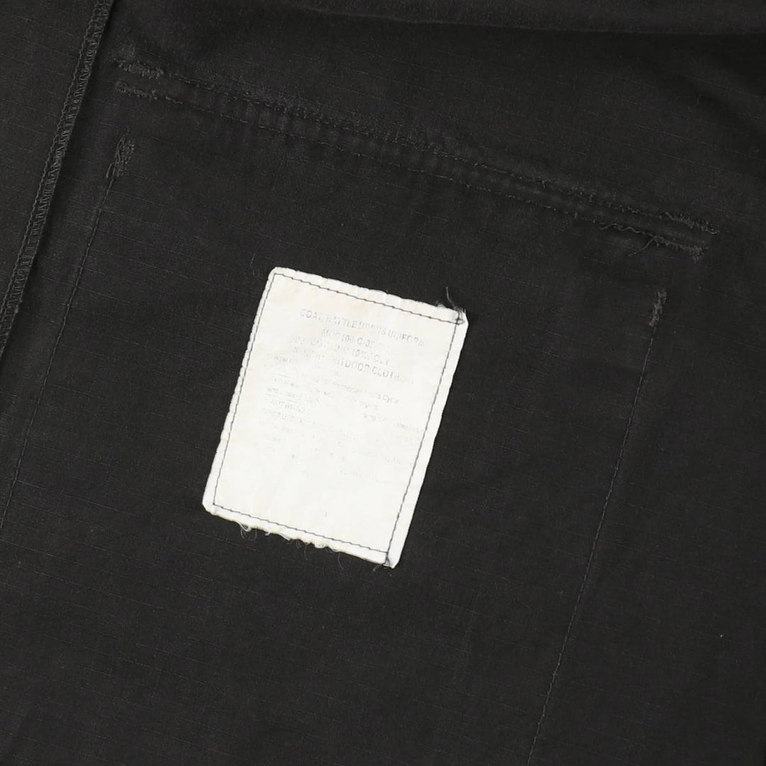 Ripstop BDU Military Jacket, Men's Size L (approx.) unclear black type Vintage Second Hand