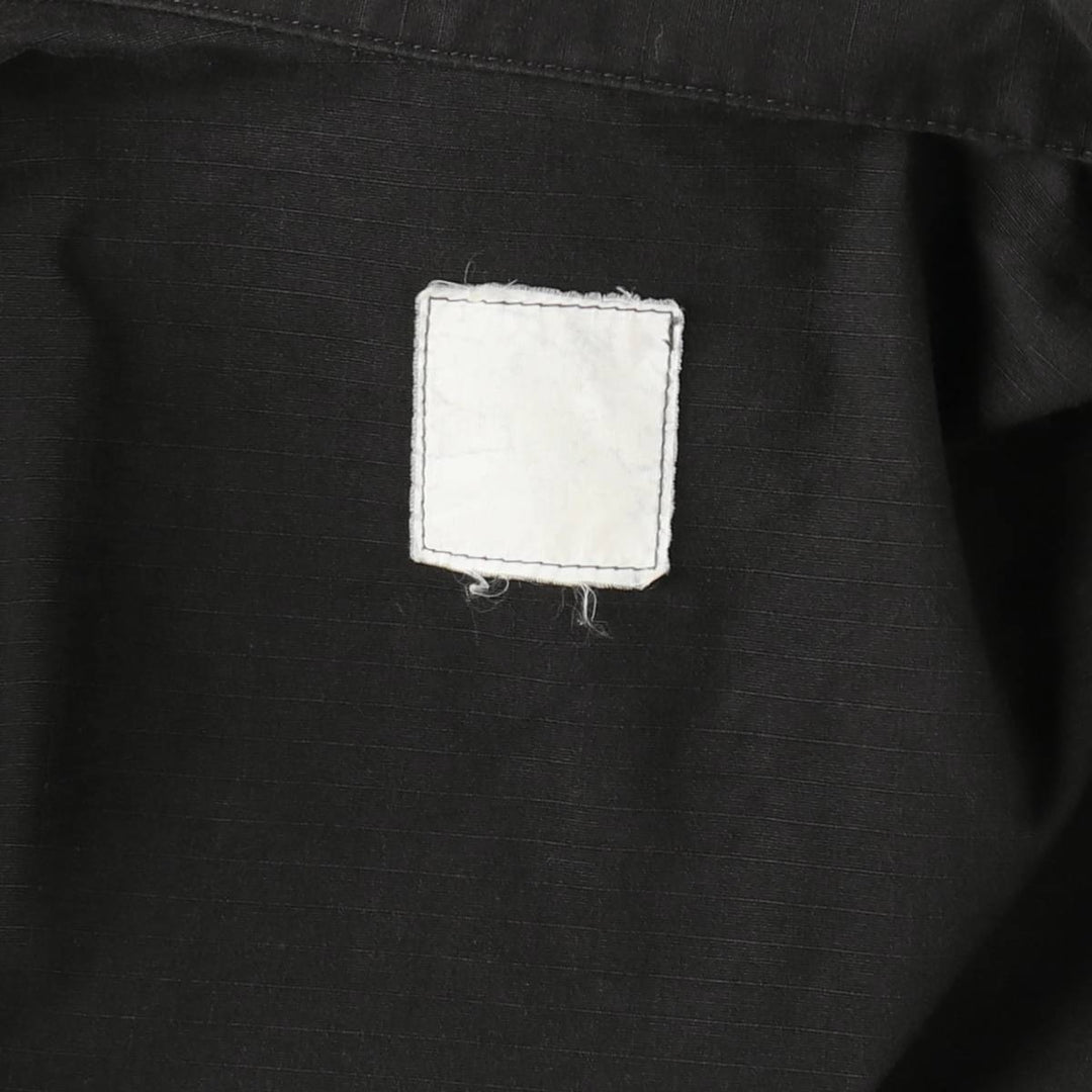 Ripstop BDU Military Jacket, Men's Size L (approx.) unclear black type Vintage Second Hand