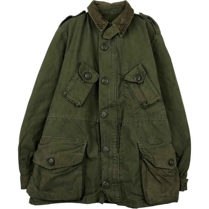 Canadian Army Combat Jacket, Men's Size L (approx.) unclear Khaki type Vintage Second Hand