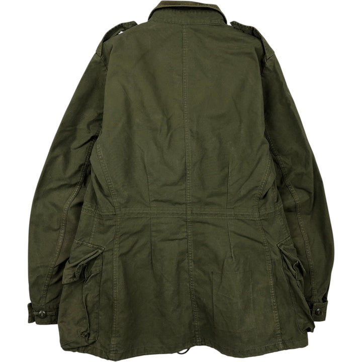 Canadian Army Combat Jacket, Men's Size L (approx.) unclear Khaki type Vintage Second Hand