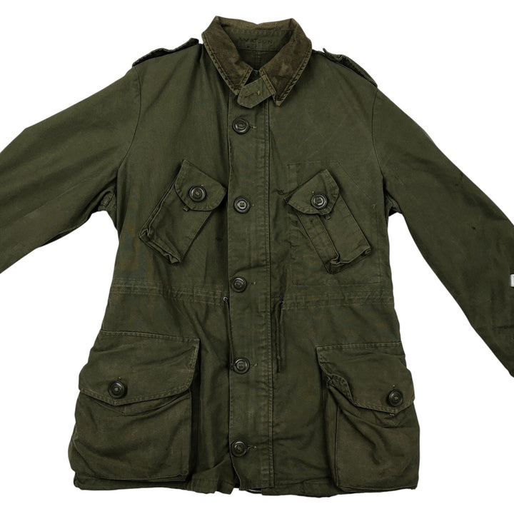 Canadian Army Combat Jacket, Men's Size L (approx.) unclear Khaki type Vintage Second Hand