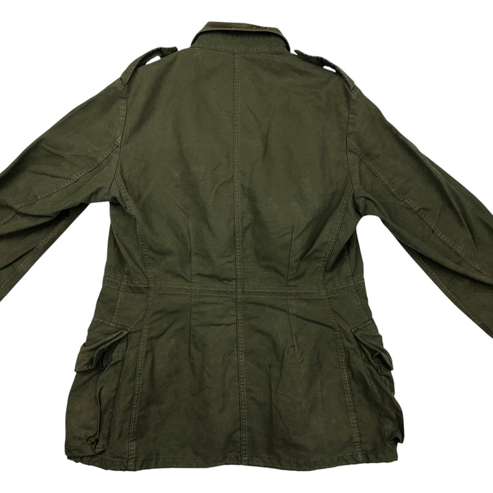 Canadian Army Combat Jacket, Men's Size L (approx.) unclear Khaki type Vintage Second Hand