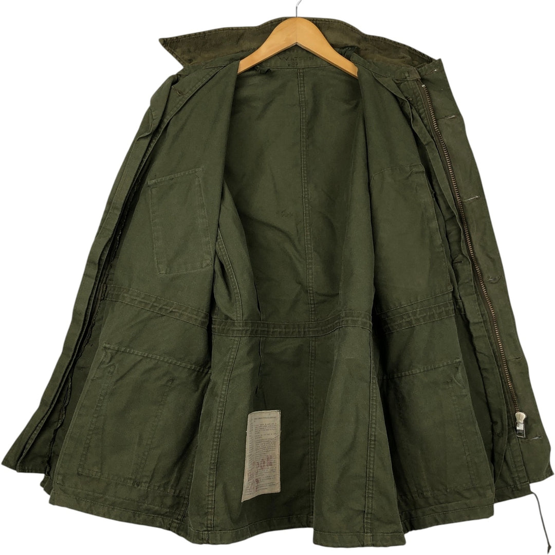 Canadian Army Combat Jacket, Men's Size L (approx.) unclear Khaki type Vintage Second Hand