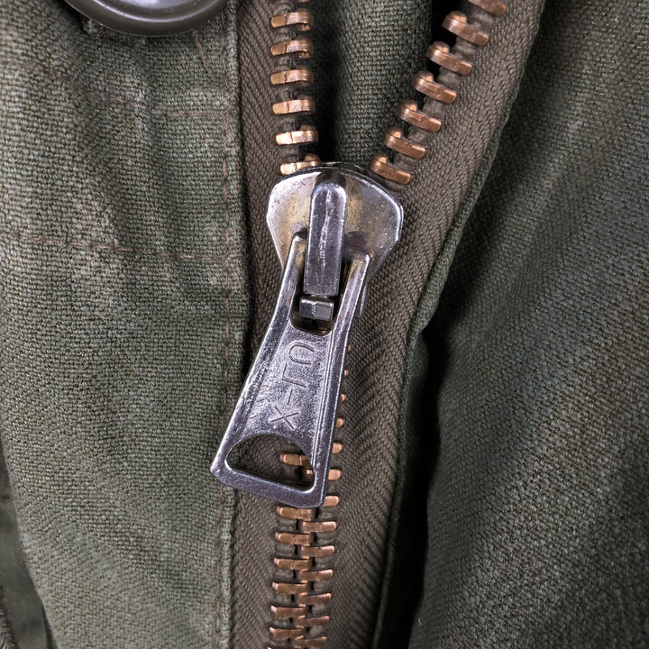 Canadian Army Combat Jacket, Men's Size L (approx.) unclear Khaki type Vintage Second Hand