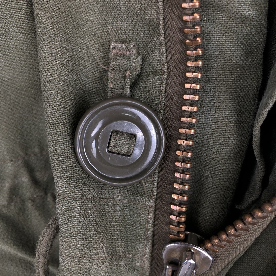 Canadian Army Combat Jacket, Men's Size L (approx.) unclear Khaki type Vintage Second Hand
