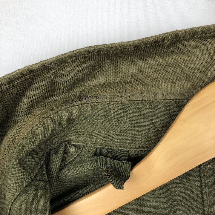 Canadian Army Combat Jacket, Men's Size L (approx.) unclear Khaki type Vintage Second Hand