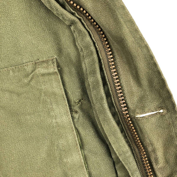Canadian Army Combat Jacket, Men's Size L (approx.) unclear Khaki type Vintage Second Hand