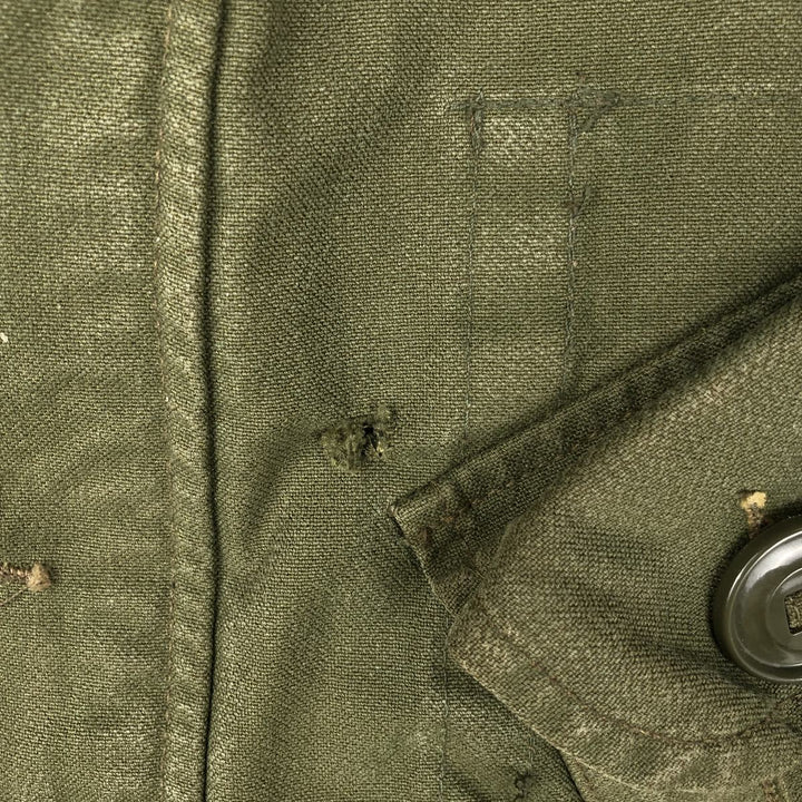 Canadian Army Combat Jacket, Men's Size L (approx.) unclear Khaki type Vintage Second Hand