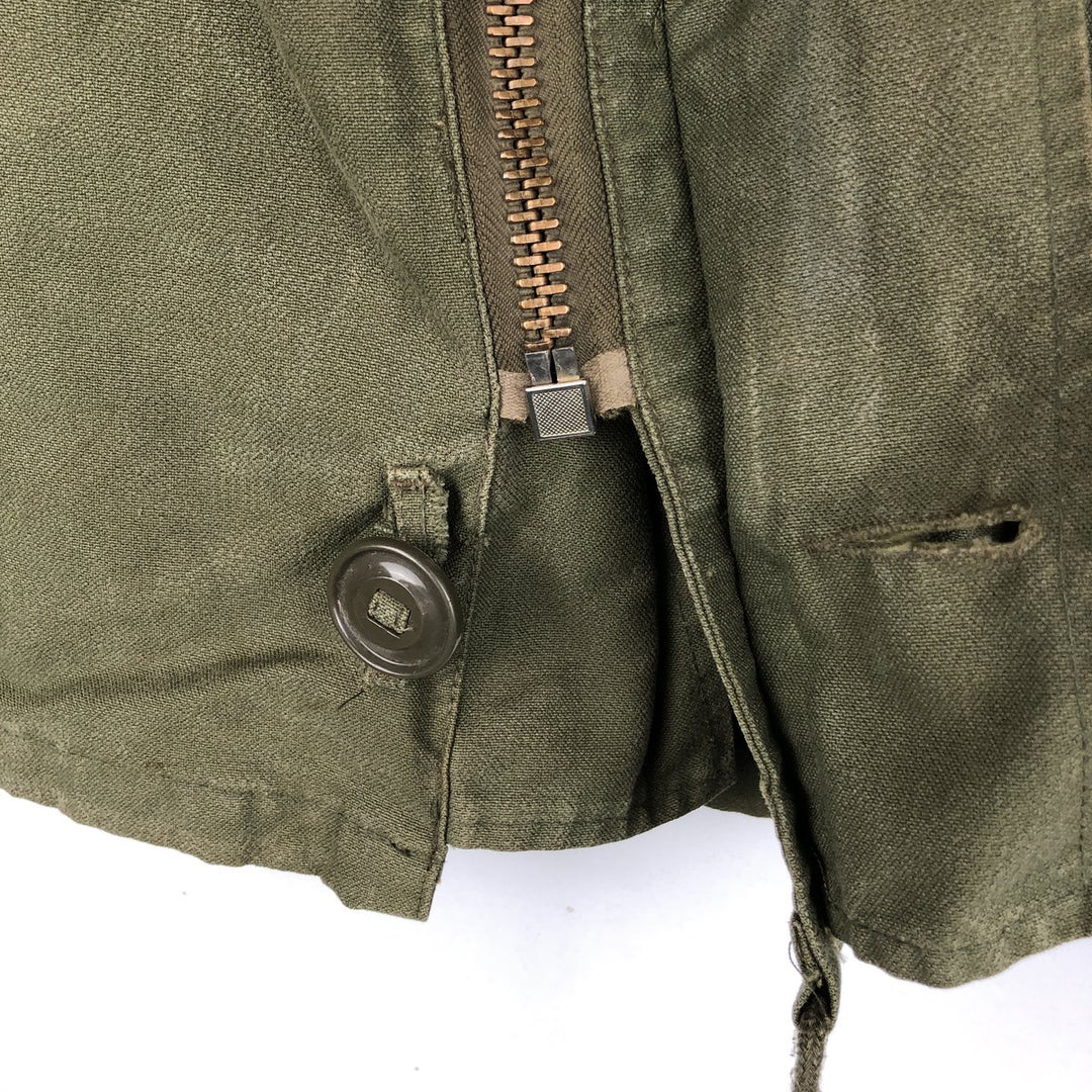 Canadian Army Combat Jacket, Men's Size L (approx.) unclear Khaki type Vintage Second Hand