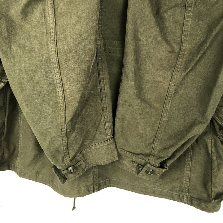 Canadian Army Combat Jacket, Men's Size L (approx.) unclear Khaki type Vintage Second Hand