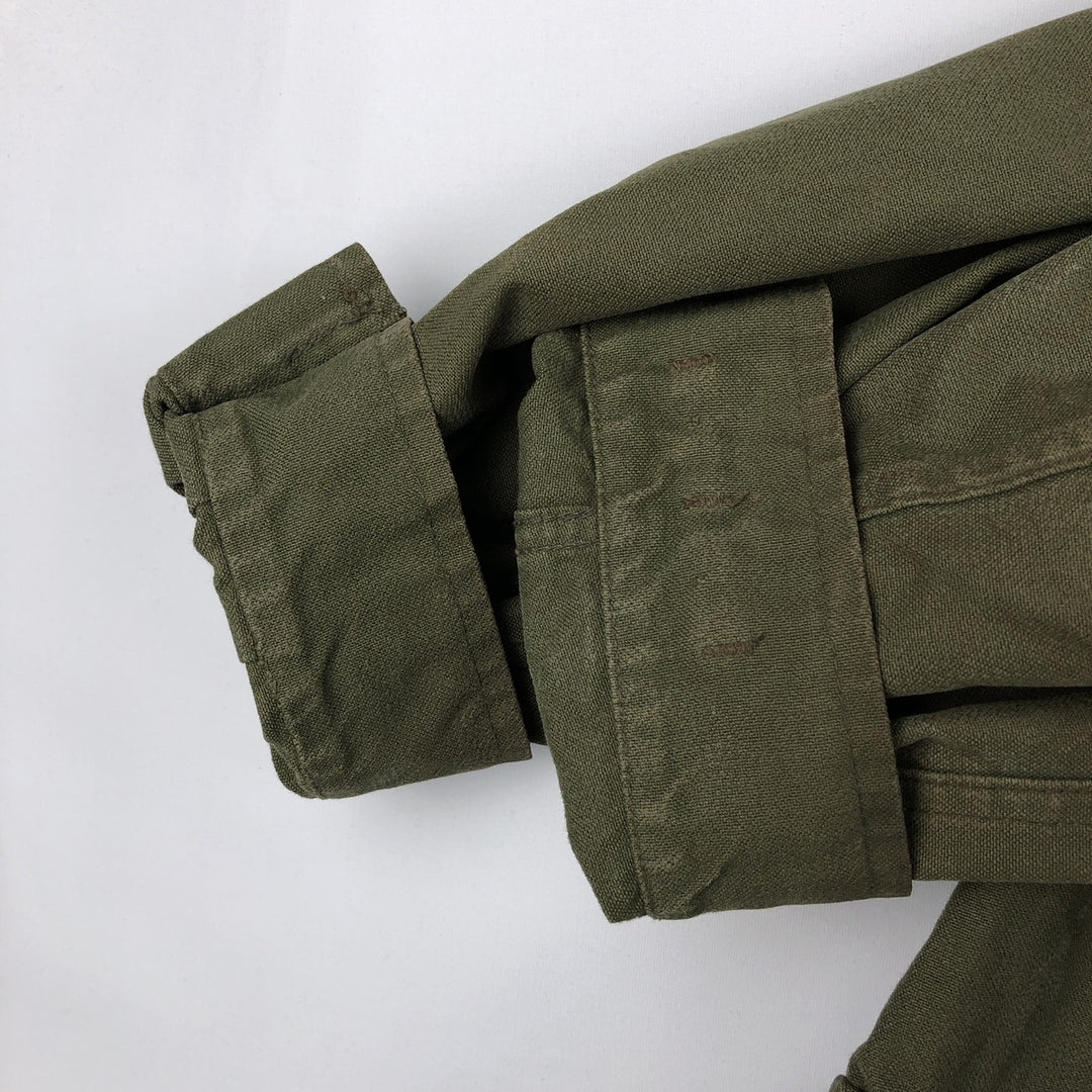 Canadian Army Combat Jacket, Men's Size L (approx.) unclear Khaki type Vintage Second Hand
