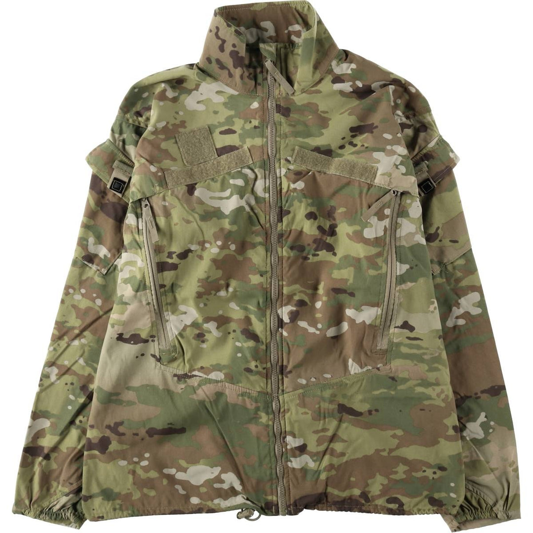 Genuine US military issue, Multicam camouflage pattern, military Gore-Tex parka, made in USA, MEDIUM REGULAR (equivalent to men's M). Nylon Khaki type Vintage Second Hand