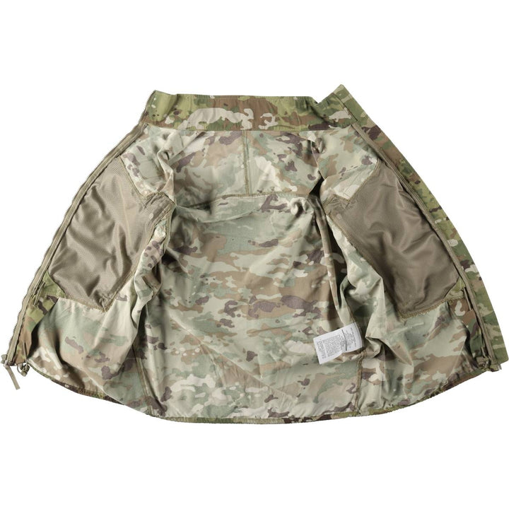 Genuine US military issue, Multicam camouflage pattern, military Gore-Tex parka, made in USA, MEDIUM REGULAR (equivalent to men's M). Nylon Khaki type Vintage Second Hand