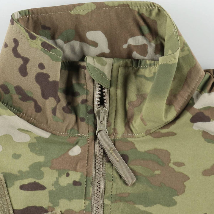 Genuine US military issue, Multicam camouflage pattern, military Gore-Tex parka, made in USA, MEDIUM REGULAR (equivalent to men's M). Nylon Khaki type Vintage Second Hand