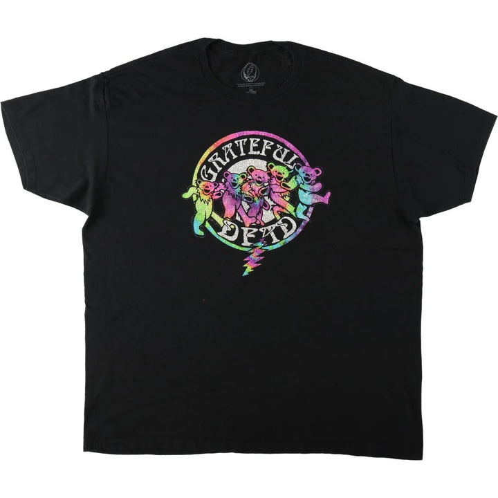 GRATEFUL DEAD DEAD BEAR Band T-Shirt, Men's XXL cotton black type Vintage Second Hand