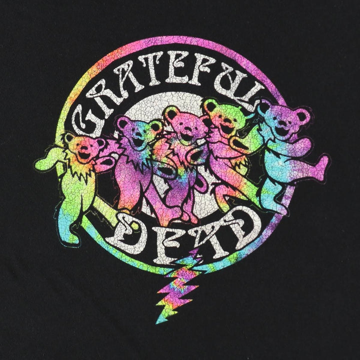 GRATEFUL DEAD DEAD BEAR Band T-Shirt, Men's XXL cotton black type Vintage Second Hand