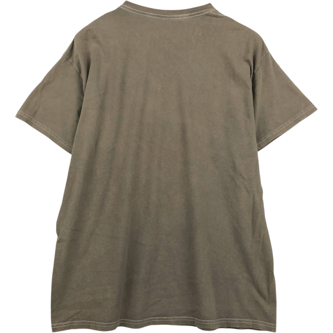 NIRVANA Nirvana Band T-shirt, Band T, Men's XL size cotton Khaki type Vintage Second Hand