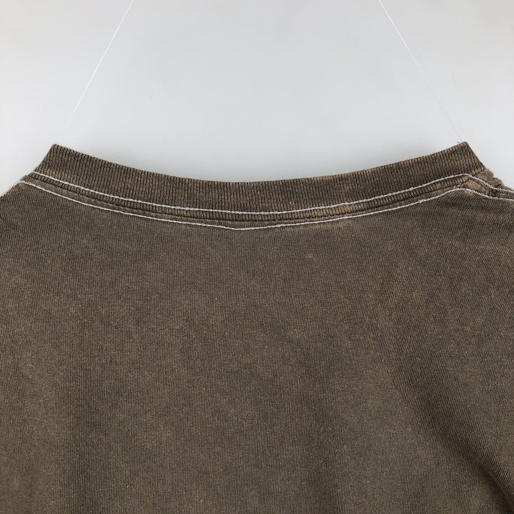 NIRVANA Nirvana Band T-shirt, Band T, Men's XL size cotton Khaki type Vintage Second Hand