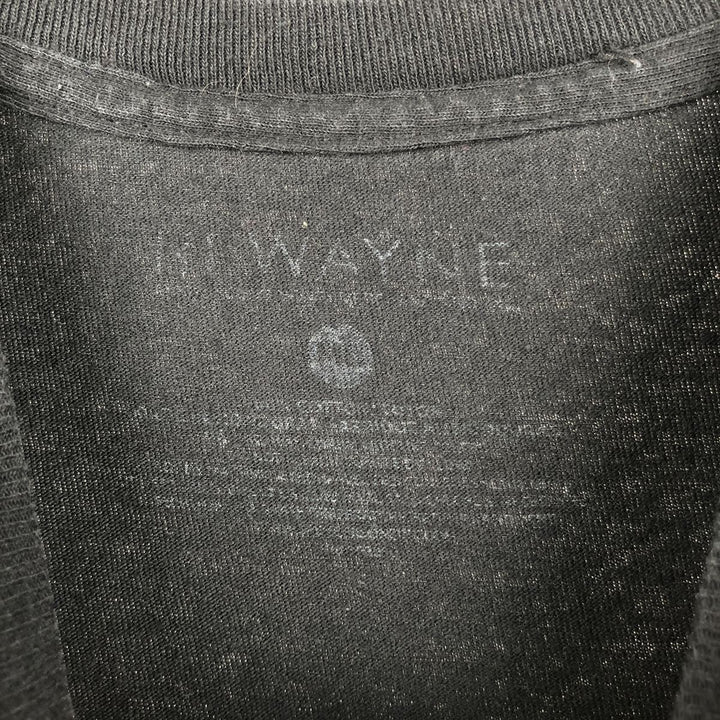 LIL WAYNE Rap T-shirt, Men's M size cotton black type Vintage Second Hand