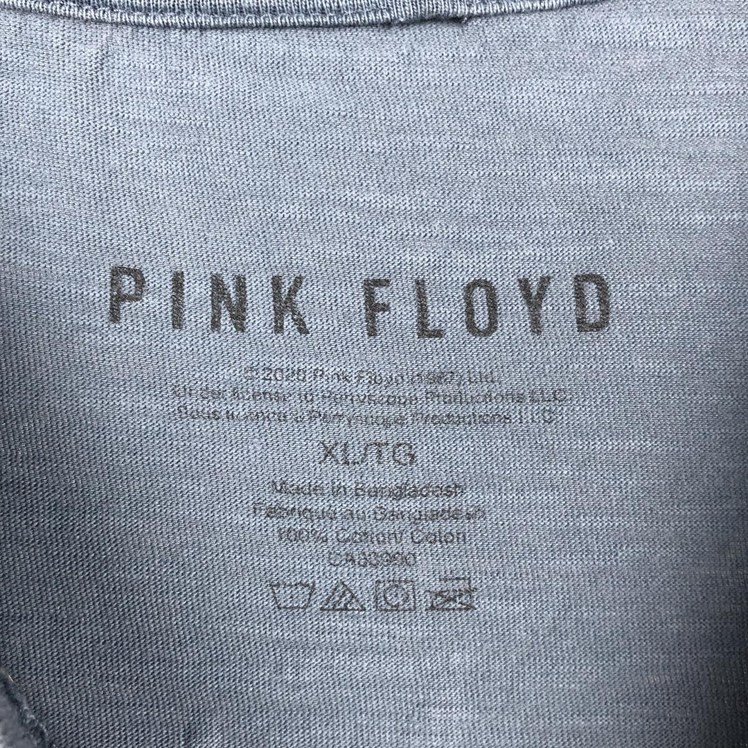 PINK FLOYD Pink Floyd Band T-shirt Band T Men's XL size cotton Blue type light blue Vintage Second Hand