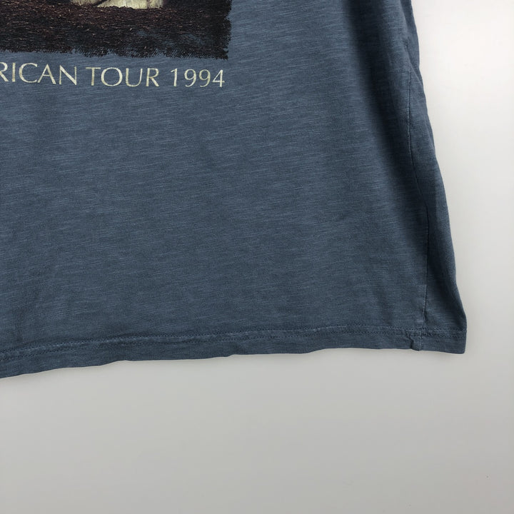 PINK FLOYD Pink Floyd Band T-shirt Band T Men's XL size cotton Blue type light blue Vintage Second Hand