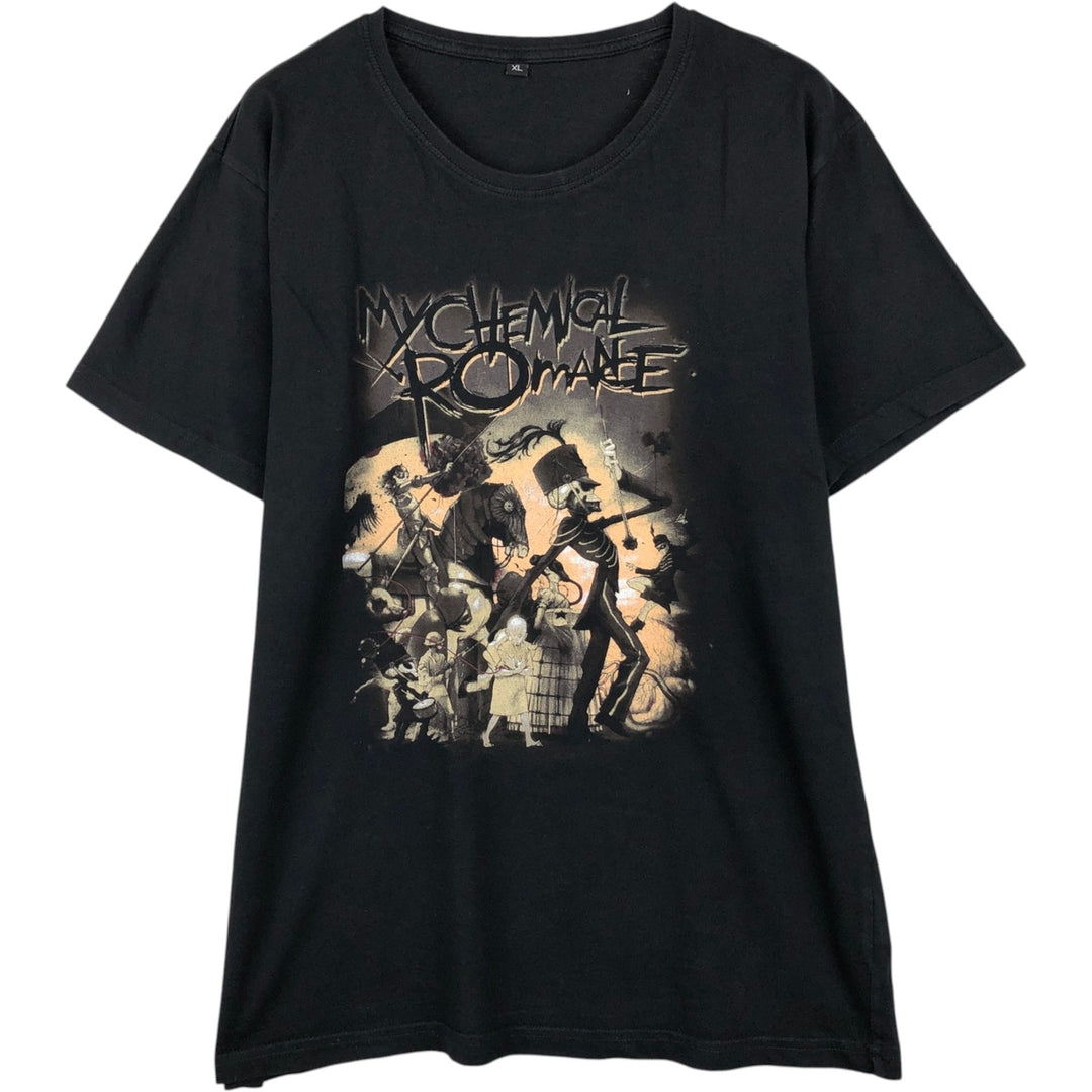 MY CHEMICAL ROMANCE My Chemical Romance Band T-shirt Band T Men's XL equivalent cotton black type Vintage Second Hand