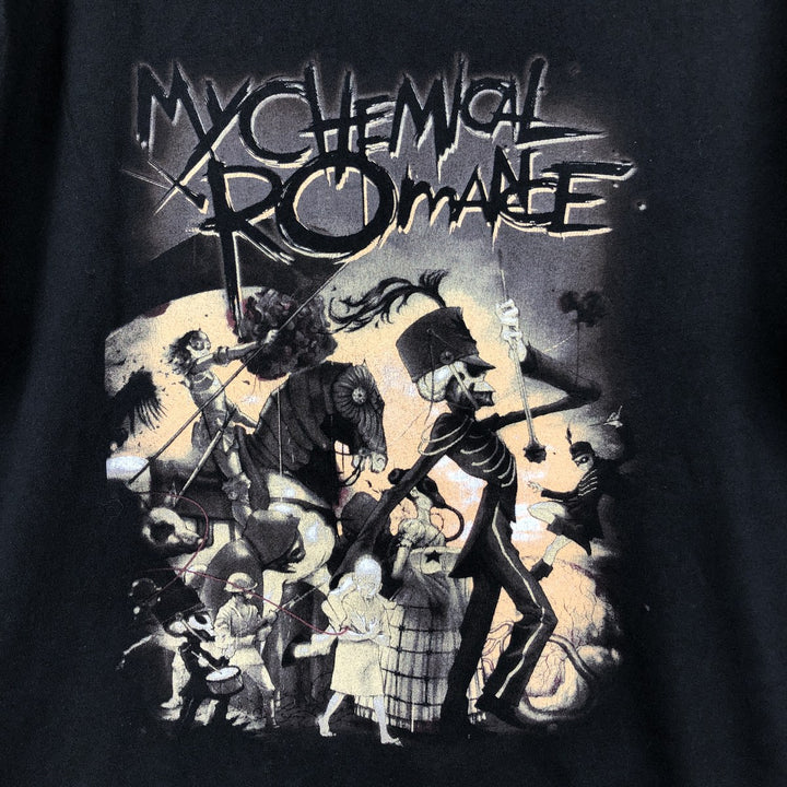 MY CHEMICAL ROMANCE My Chemical Romance Band T-shirt Band T Men's XL equivalent cotton black type Vintage Second Hand