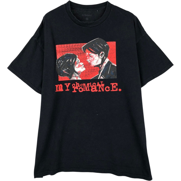 MY CHEMICAL ROMANCE My Chemical Romance Band T-shirt Band T Men's XL equivalent cotton black type Vintage Second Hand
