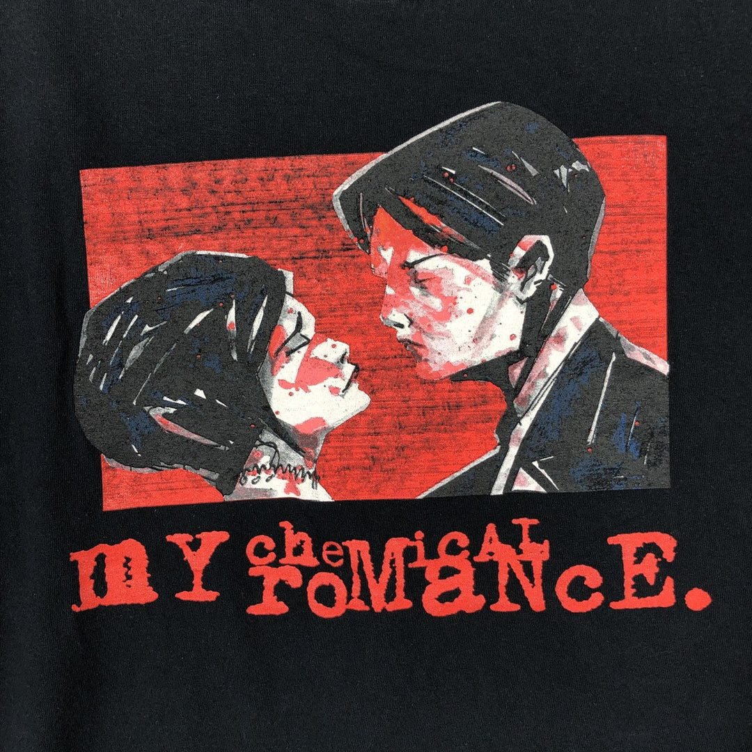 MY CHEMICAL ROMANCE My Chemical Romance Band T-shirt Band T Men's XL equivalent cotton black type Vintage Second Hand