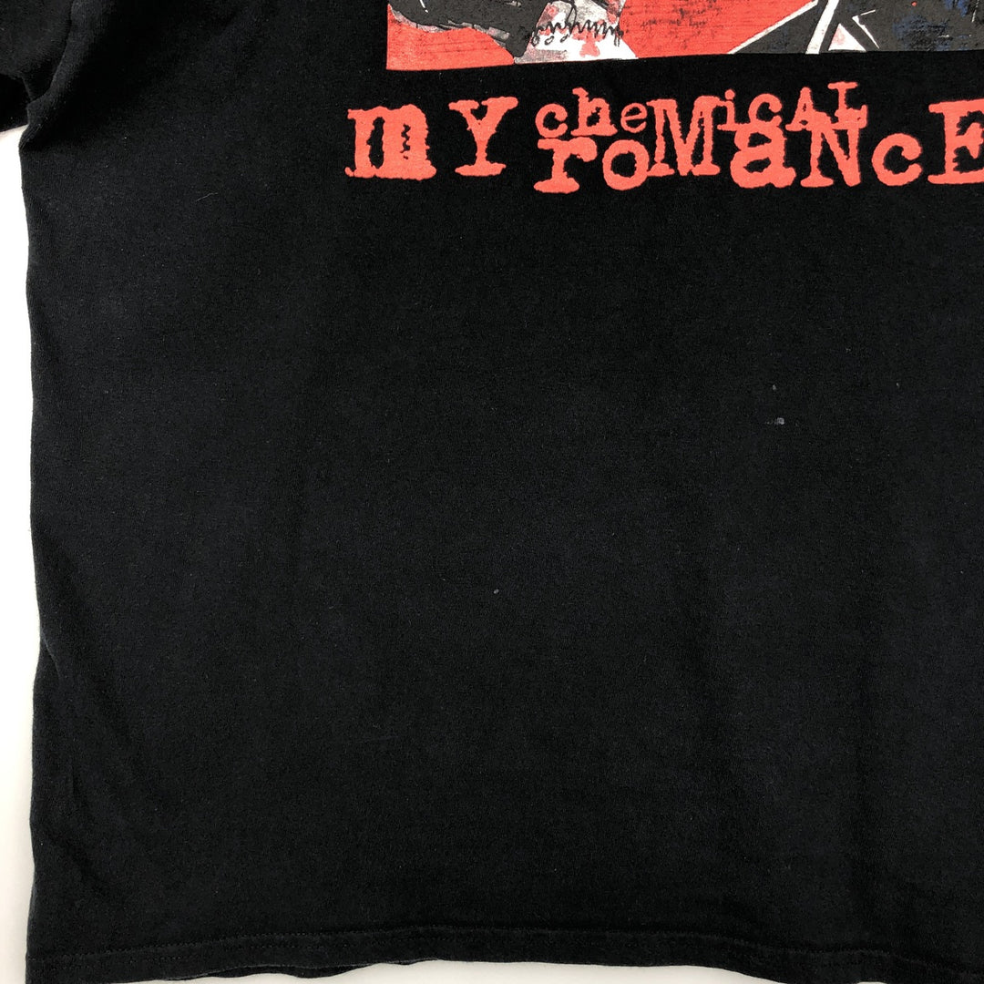 MY CHEMICAL ROMANCE My Chemical Romance Band T-shirt Band T Men's XL equivalent cotton black type Vintage Second Hand