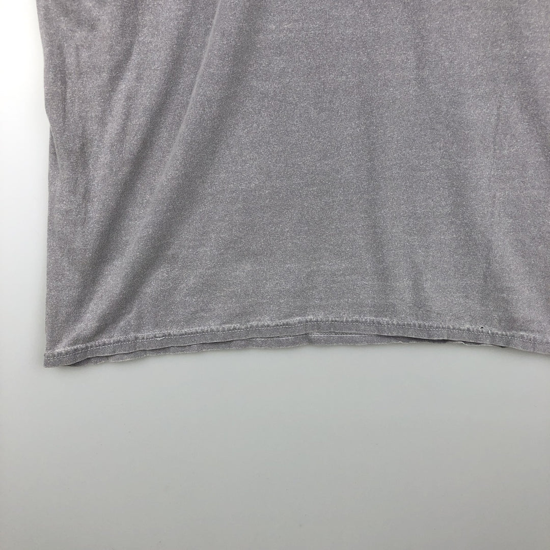 METALLICA Skull Pattern Band T-shirt, Band Tee, Men's XL size unclear gray type Vintage Second Hand