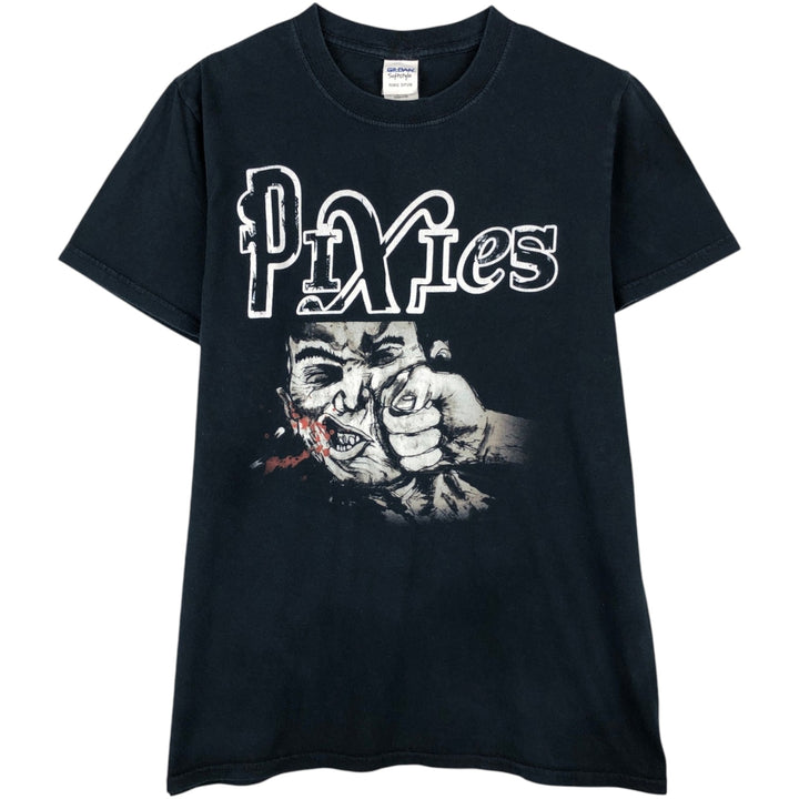 Gildan Pixies band t-shirt, men's size S (approx.) cotton black type Vintage Second Hand