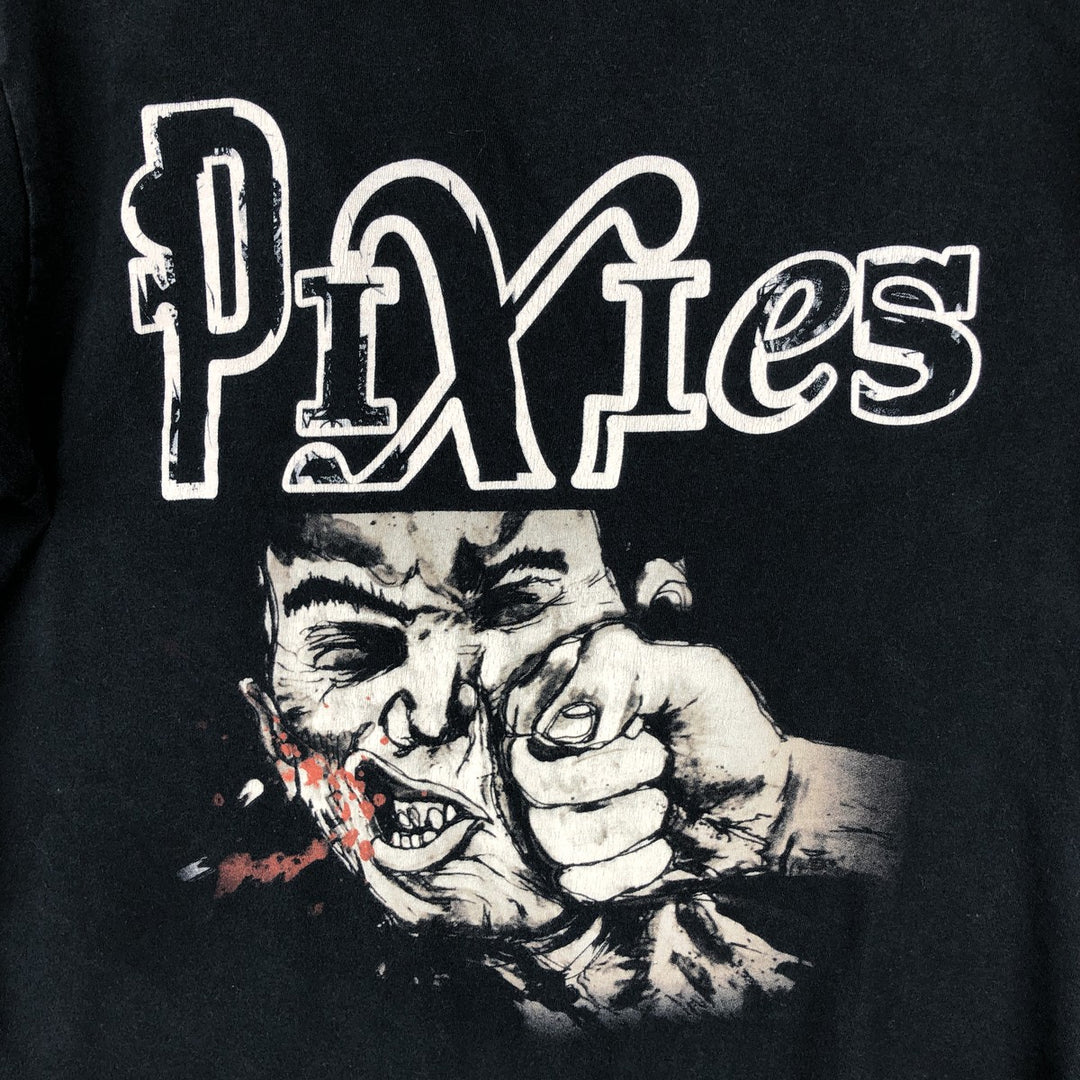 Gildan Pixies band t-shirt, men's size S (approx.) cotton black type Vintage Second Hand