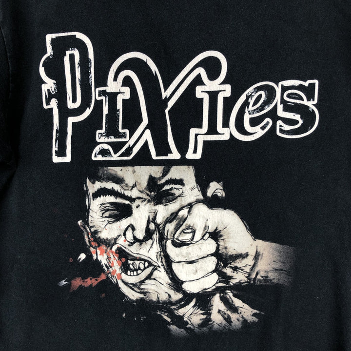 Gildan Pixies band t-shirt, men's size S (approx.) cotton black type Vintage Second Hand