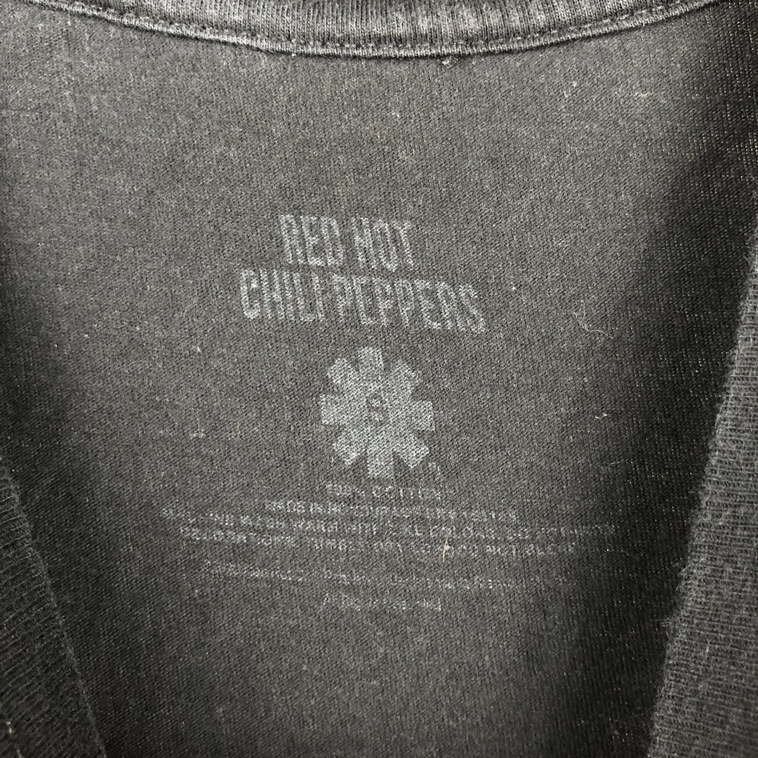 RED HOT CHILI PEPPERS Red Hot Chili Peppers Band T-shirt Band T Men's S equivalent cotton black type Vintage Second Hand