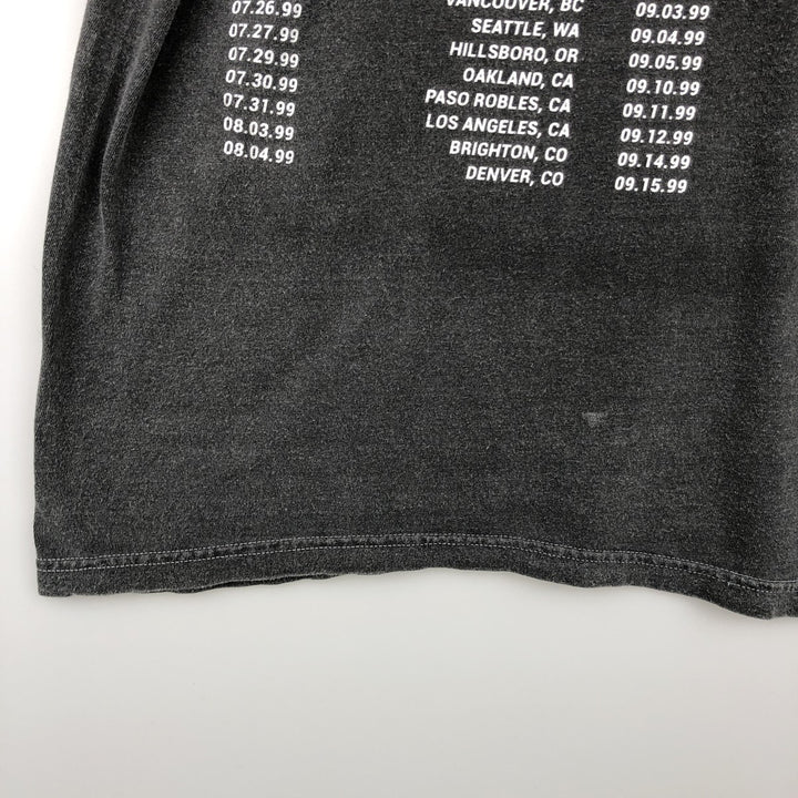 BRITNEY SPEARS Britney Spears Band T-shirt Band T Men's L size cotton Charcoal Vintage Second Hand