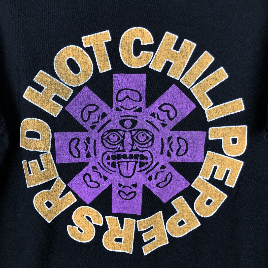 RED HOT CHILI PEPPERS Red Hot Chili Peppers Band T-shirt Band T Men's M size cotton black type Vintage Second Hand