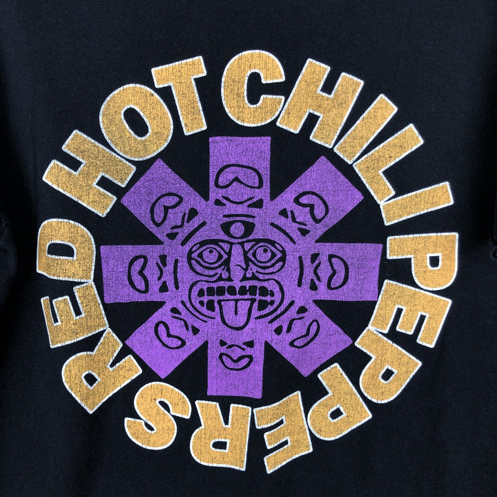 RED HOT CHILI PEPPERS Red Hot Chili Peppers Band T-shirt Band T Men's M size cotton black type Vintage Second Hand