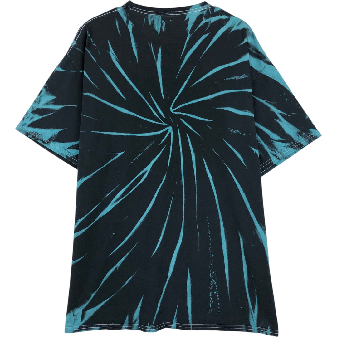 STONE TEMPLE PILOTS Tie-dye Pattern Band T-shirt (Men's XL equivalent) cotton black type Vintage Second Hand