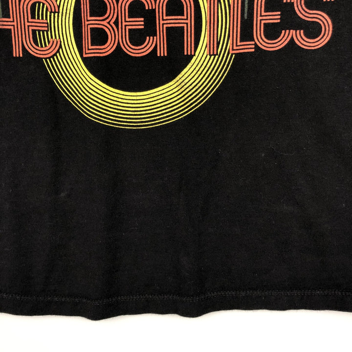 THE BEATLES Band T-shirt, Band T, Men's XL size cotton black type Vintage Second Hand
