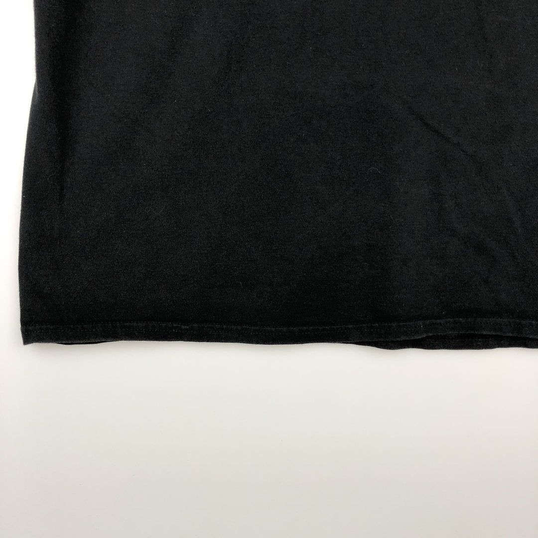 THE BEATLES Band T-shirt, Men's L size unclear black type Vintage Second Hand