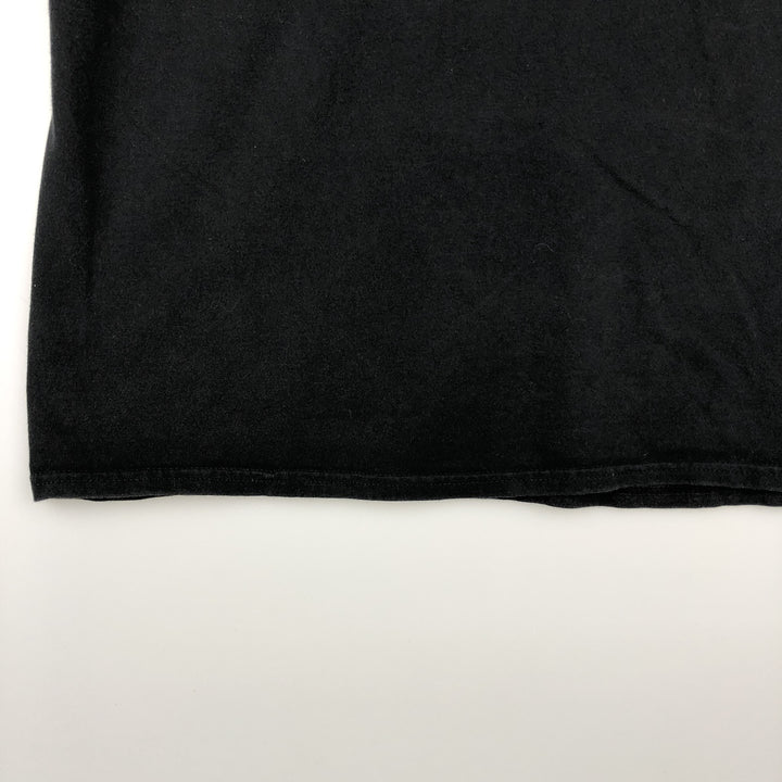 THE BEATLES Band T-shirt, Men's L size unclear black type Vintage Second Hand