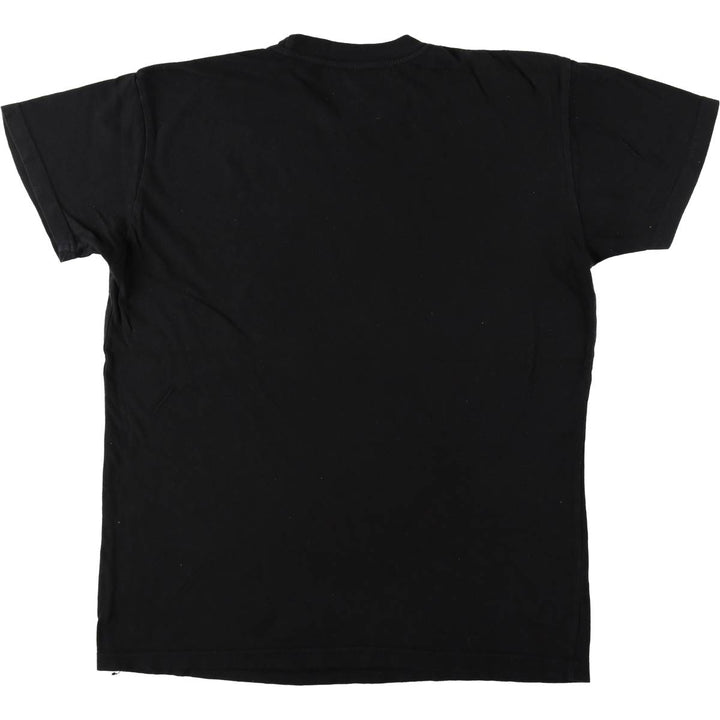THE BEATLES Band T-shirt, Men's M size cotton black type Vintage Second Hand