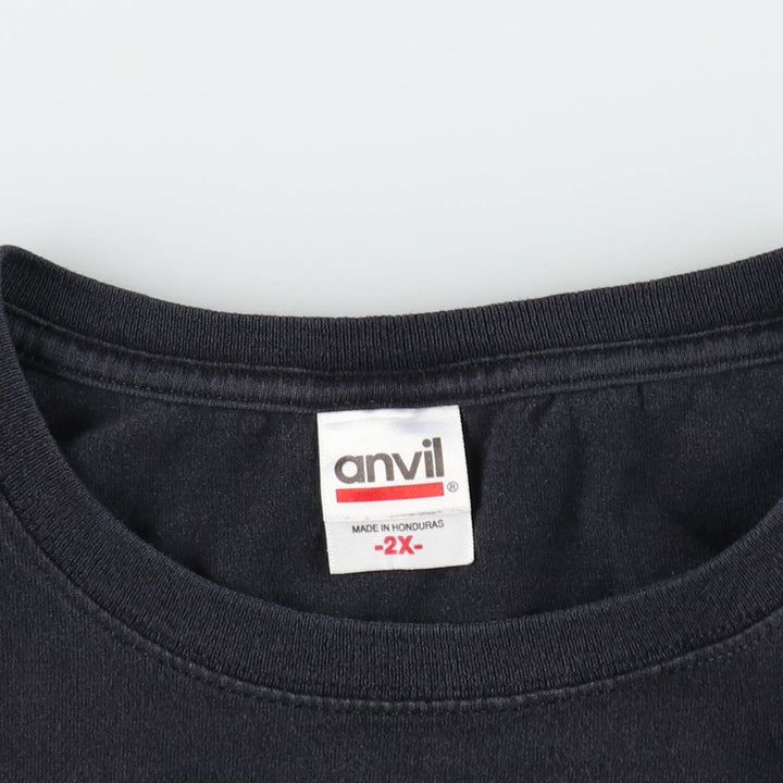Anvil Metallica Band T-Shirt (Men's XXL equivalent) cotton black type Vintage Second Hand