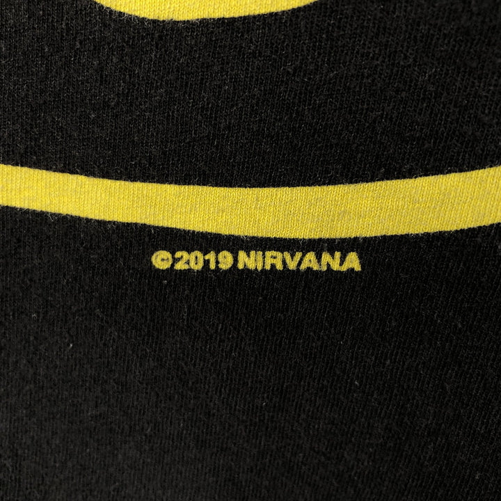 NIRVANA Nirvana Band T-shirt, Band T, Men's XL size unclear black type Vintage Second Hand