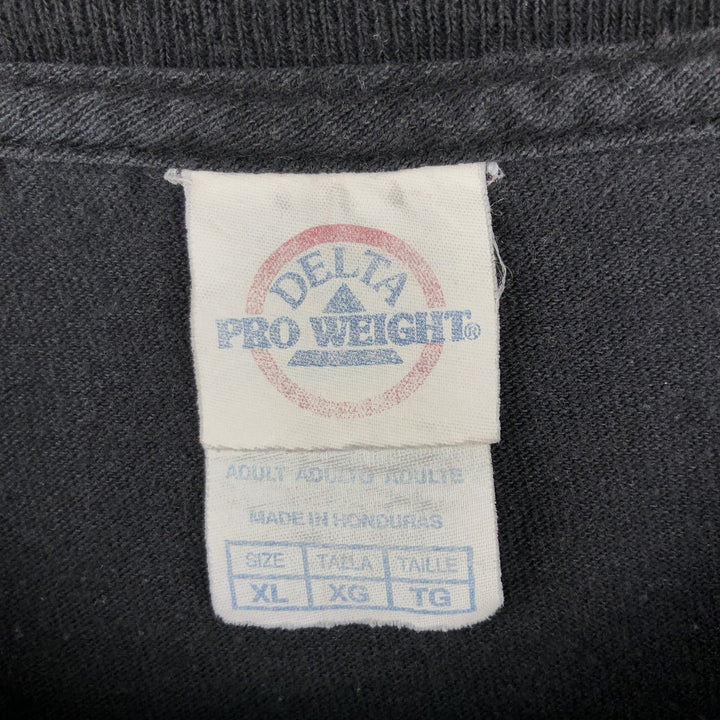 Delta PRO WEIGHT LED ZEPPELIN Band T-Shirt (Men's XL equivalent) cotton black type Vintage Second Hand